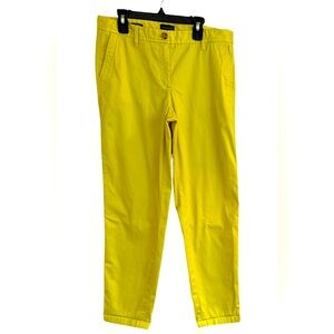 Talbots relaxed chino pants women 4 yellow
